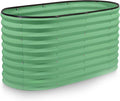 Plant & Plot Galvanized Raised Garden Beds Outdoor // 4×2×2 ft Planter Raised by PlantPlot