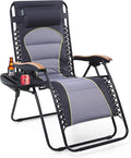Sophia & William Oversized XXL Zero Gravity Chair Padded Folding Lounge Chair by SophiaWilliam