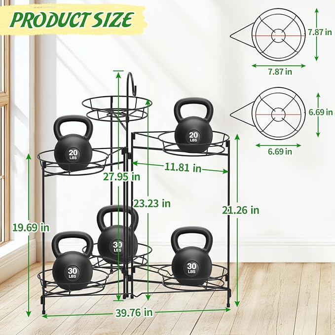 Heavy Duty Metal Plant Stand, Indoor Outdoor Plant Shelf & Rack - Image 5