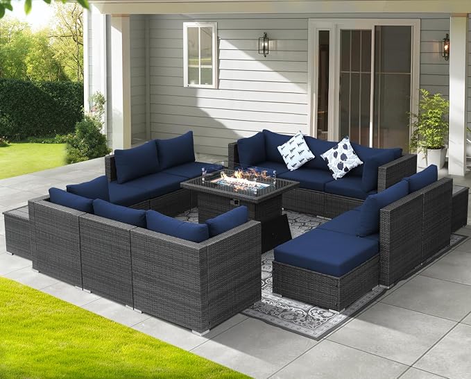 NICESOUL 15 Piece Outdoor Sectional - Image 3