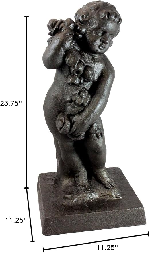 Emsco Group 92304 Lightweight Cupid Garden Statue - Image 2