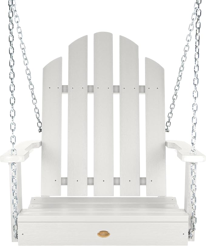 highwood Classic Westport Adirondack Single Seat 1-Person Porch Swing - Image 3