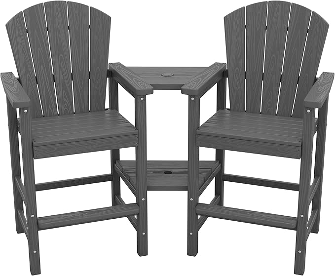 SERWALL Tall Adirondack Chairs Set of 2 by SERWALL