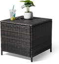 Outvita Outdoor Side Table, Rattan Coffee Table by Outvita
