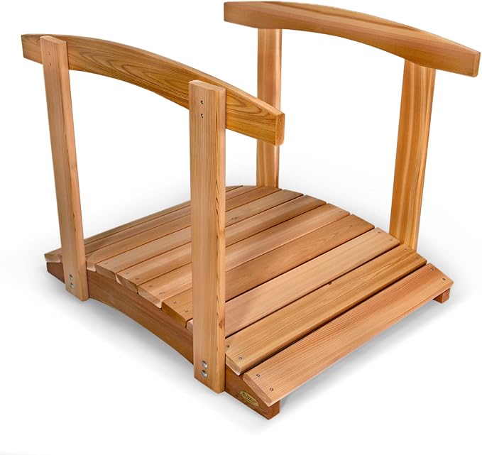All Things Cedar Wooden Bridge, Outdoor Garden Walkway by AllThingsCedar