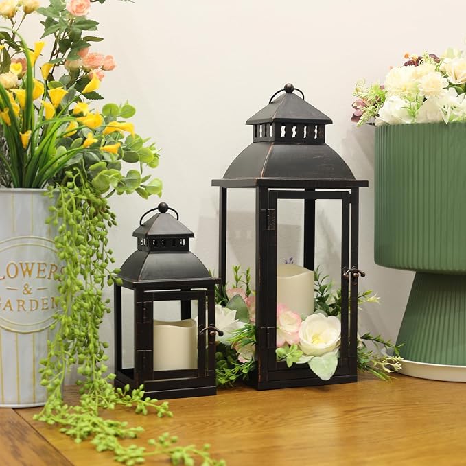 NEEDOMO LED Lanterns Decorative Outdoor&Indoor, Lantern Decor - Image 3
