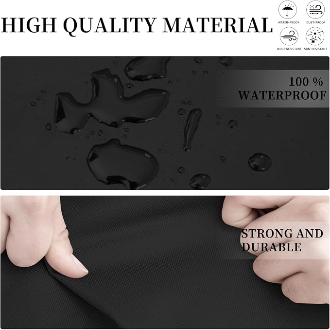 Easy-Going 600D Patio V-Shaped Sectional Sofa Cover, Heavy Duty Outdoor - Image 5