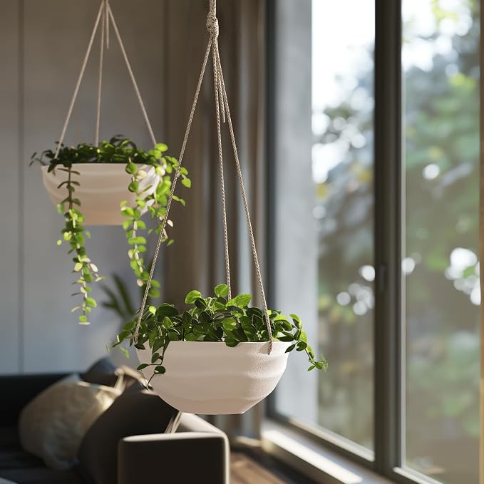 La Jolie Maison 10 Inch Hanging Planters - Image 5