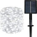 Solar String Lights Outdoor Waterproof 33ft 100LED 8 Modes Twinkle Lights Solar by Yaafen