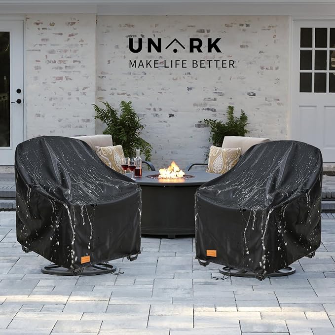 Outdoor Swivel Chair Covers Waterproof 2 Pack, Outdoor Chair Covers Patio - Image 7