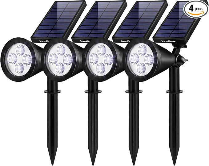 InnoGear Solar Lights Outdoor Lighting Waterproof Landscape Spotlights by InnoGear