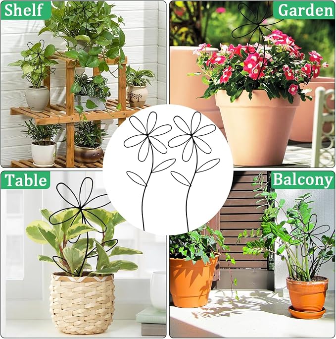 2 Pcs Indoor Plant Trellis, Mini Garden Trellis - Image 7