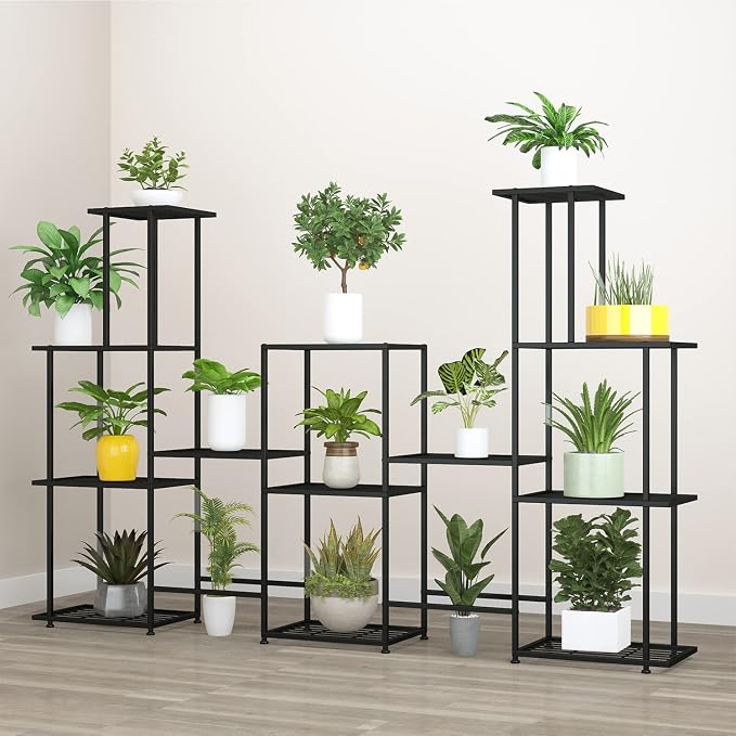 Twhep Tall Multi Tier Plant Stand, 13 Tiers Multifunctional Plant Stands - Image 9