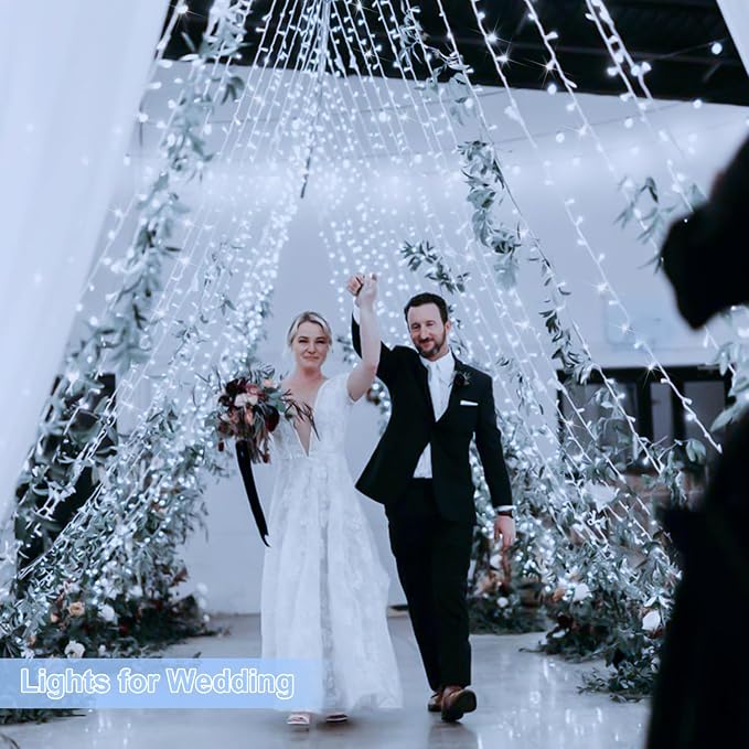 JMEXSUSS 800 LED White Christmas String Lights Outdoor, String Twinkle Lights - Image 4