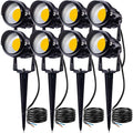 SUNVIE 12W LED Landscape Lights Low Voltage Waterproof Garden Pathway Lights by SUNVIE