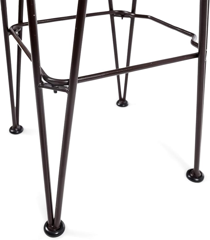 Christopher Knight Home Leonardo Outdoor Industrial Acacia Wood Barstools - Image 9