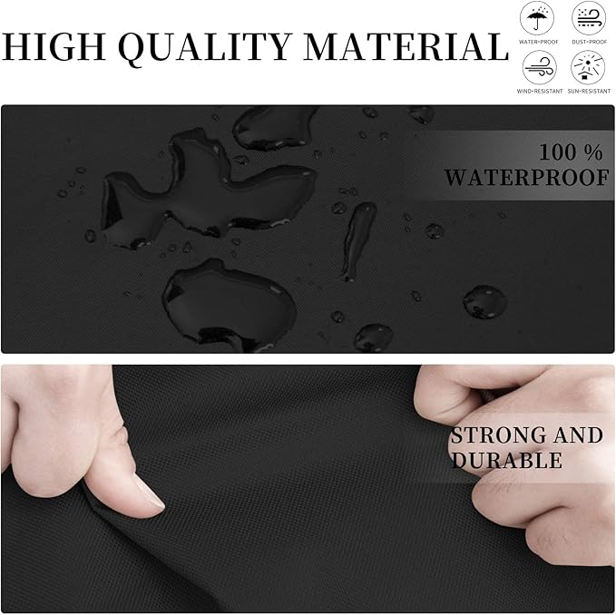 Easy-Going 600D Patio V-Shaped Sectional Sofa Cover, Waterproof Outdoor - Image 5