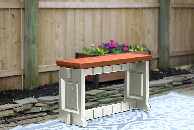 Bench, 1 Pack - Proudly Made in The USA, Click and Lock Hardware-Free Assembly - Image 2