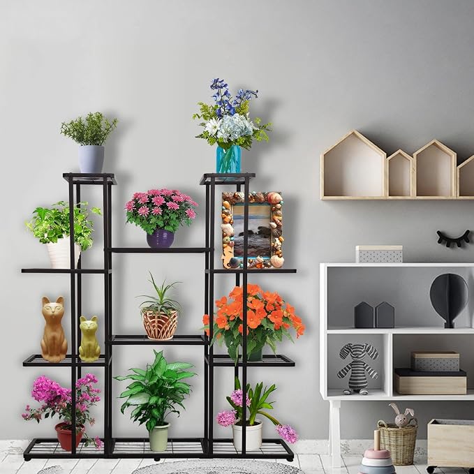 MTB Garden 4 Tier 11 Potted Metal Large Plant Stand - Image 3