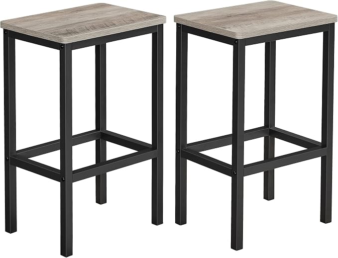 VASAGLE Bar Stools, Kitchen Breakfast Bar Stools by VASAGLEbySONGMICSHOME