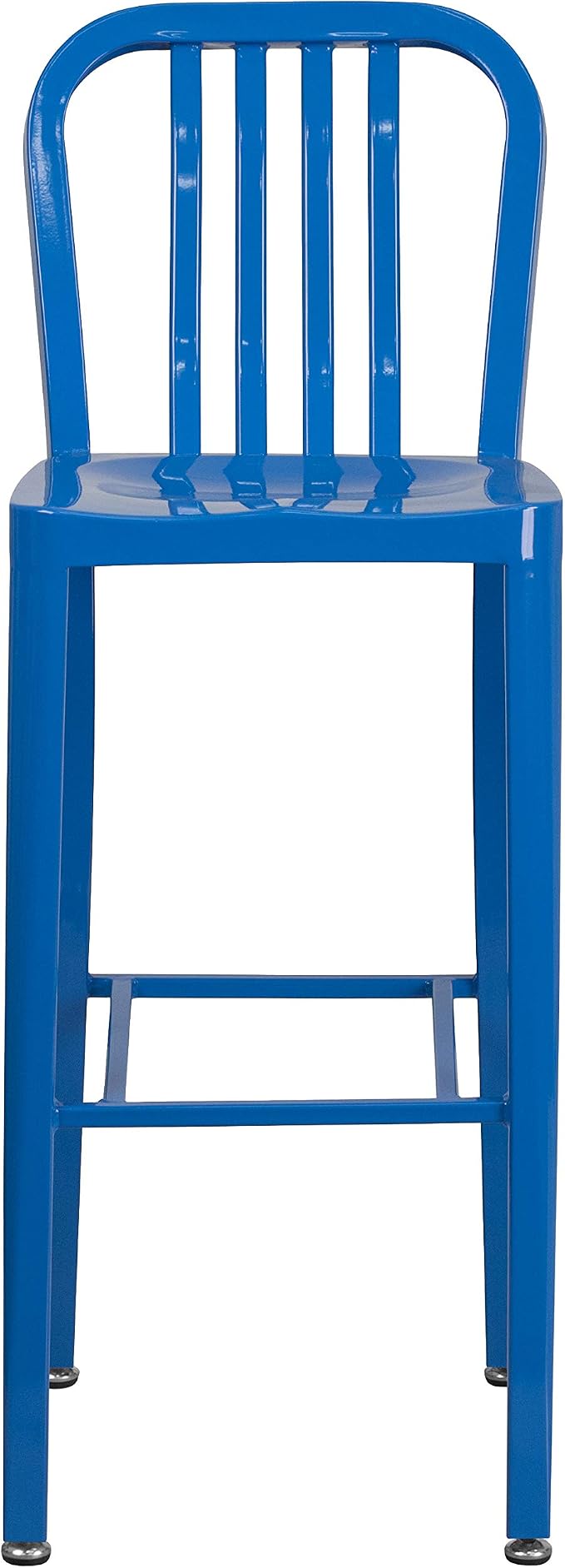 Flash Furniture Gael Commercial Grade 2 Pack 30" High Blue Metal Indoor-Outdoor - Image 8