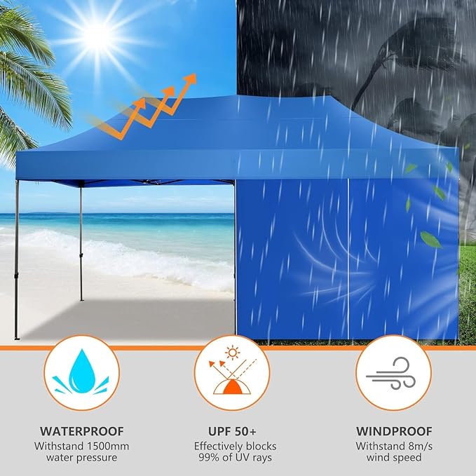 COBIZI Pop up Canopy Tent 10x20 Heavy Duty Gazebo - Image 5