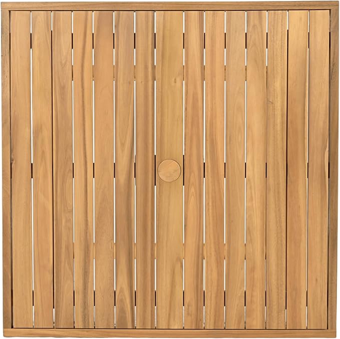 Christopher Knight Home Barron 5-Piece Acacia Wood Patio Bar Set, Patio Bar - Image 12