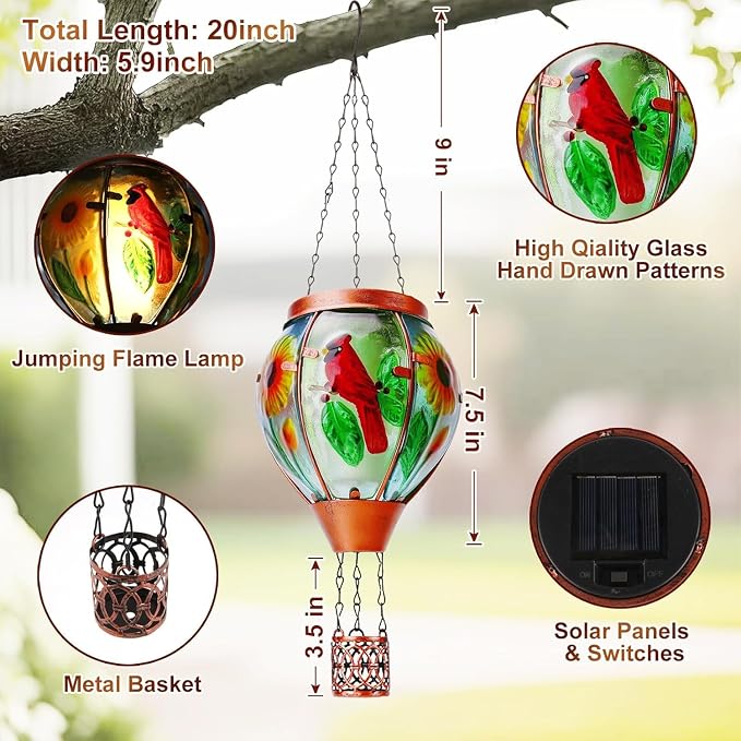 Solar Hot Air Balloon Lantern - Image 5