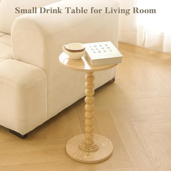 Round Side Table, Small Drink Table - Image 7
