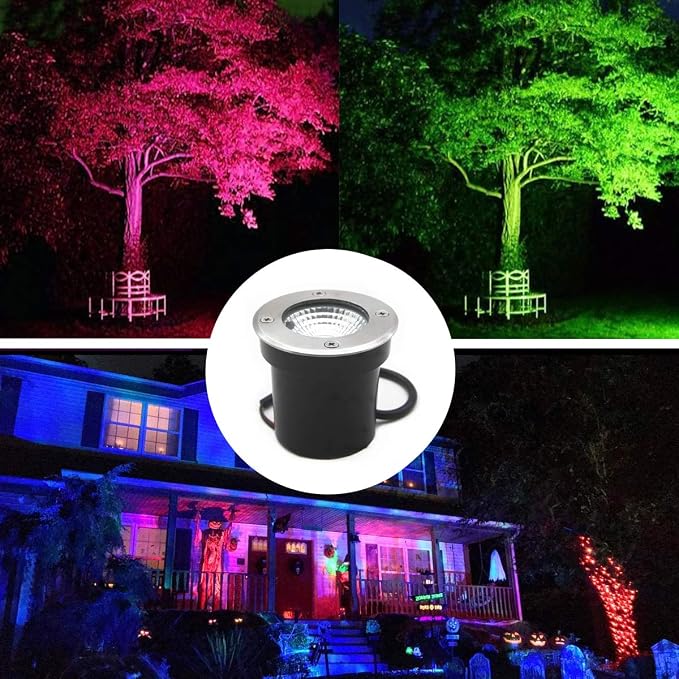 4 Pack 3w 12v Low Voltage In-ground Lights LED Landscape Light Waterproof IP67 - Image 8