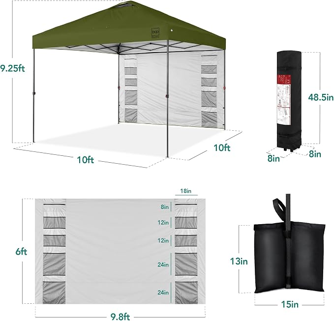 Best Choice Products 10x10ft Pop Up Canopy Tent - Image 8