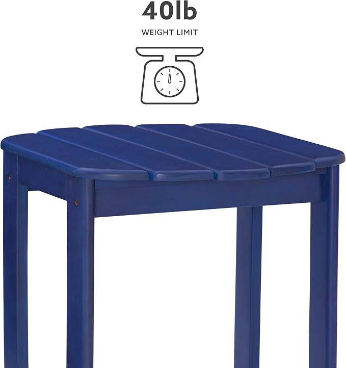 Jayde Blue Adirondack Outdoor End Table - Image 10