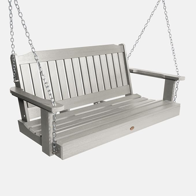 Highwood Lehigh Porch Swing, 4 Feet, Harbor Gray by highwood