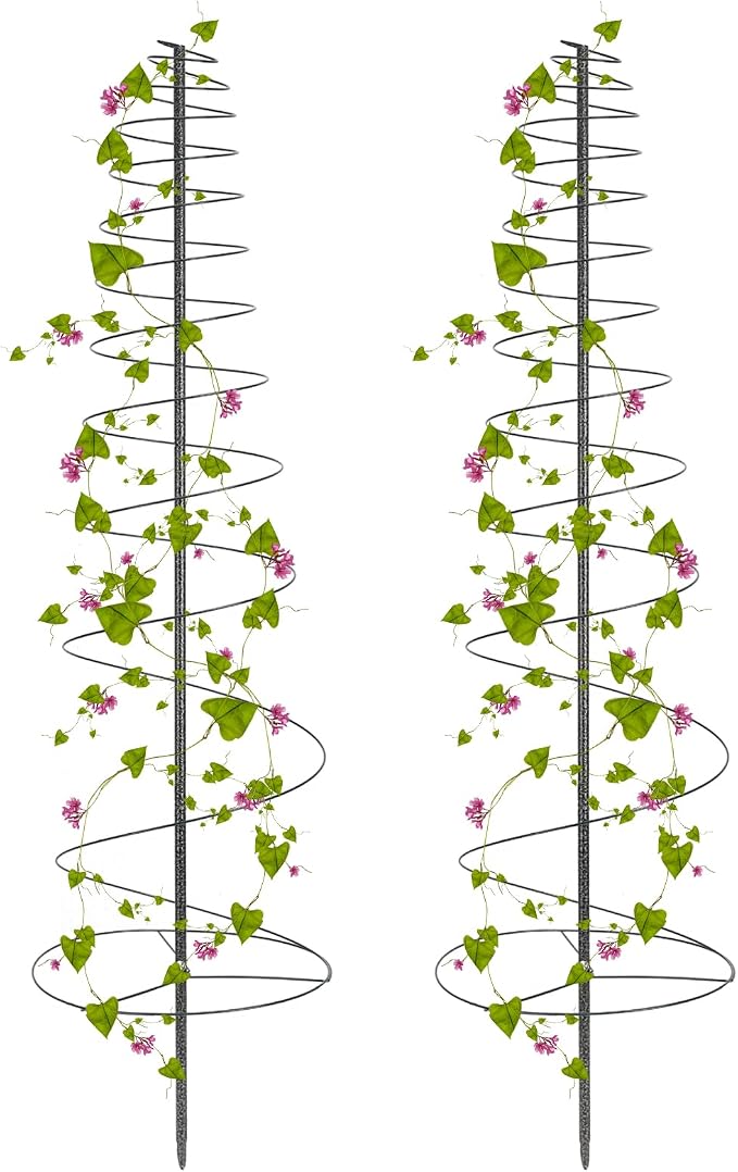 Trellis for Climbing Plants Outdoor, 2 Pack 73inch Tall Plants Trellis Support by Daneried