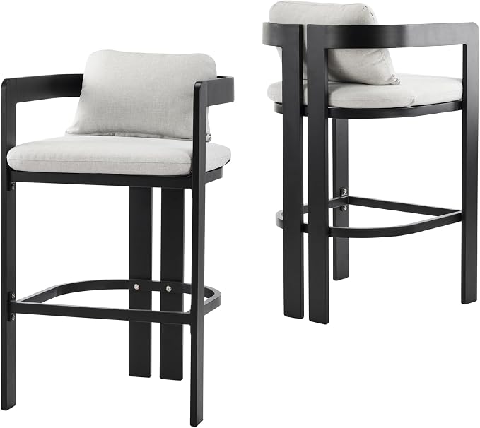 Christopher Knight Home Kimmy Outdoor Counter Height Bar Stools Set of 2 - Image 8