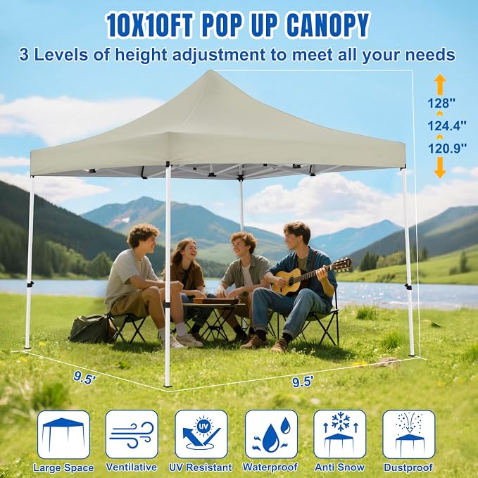 Yesker 10x10 Pop Up Canopy Tent - Image 2