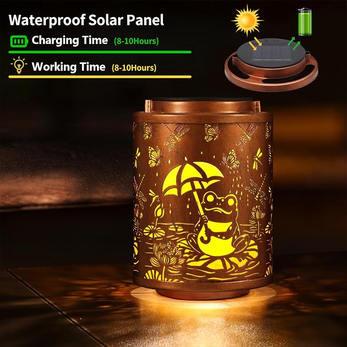 Solar Lanterns Garden Decor Birthday Gifts - Image 2