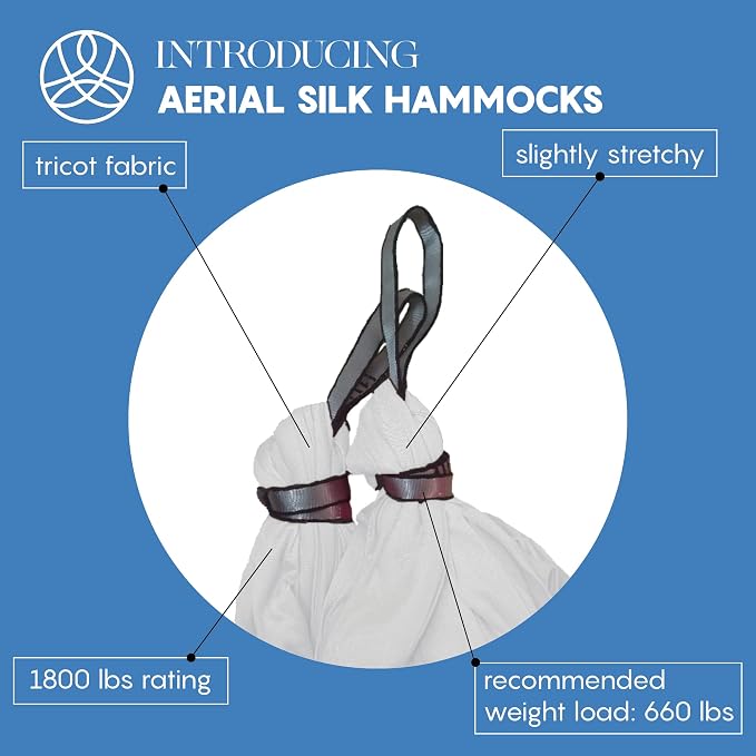 Aerial Silk Yoga Hammock & Swing - Image 2