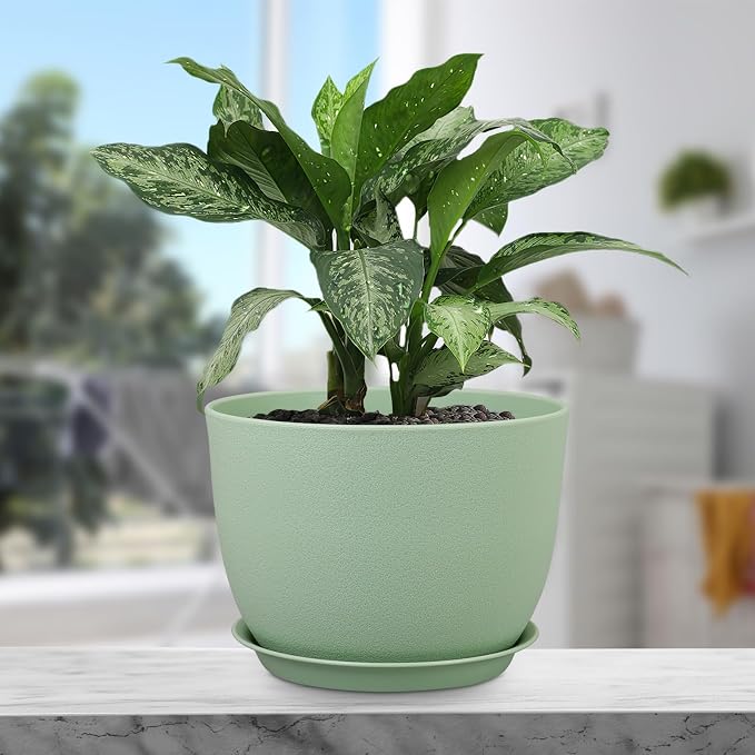 12 inch Big Plant Pots, Plastic Planters - Image 5
