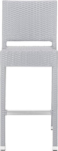 SAFAVIEH Outdoor Collection Bethel Grey Indoor/Outdoor Bar Stool by SAFAVIEH