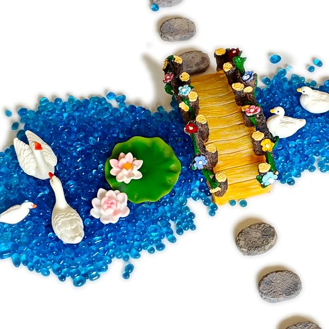 Kai Dream Fairy Garden Bridge, Miniature Resin Bridge Figurine, 3.6 * 2 * 1.5 - Image 5