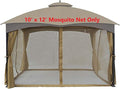 APEX GARDEN 10 Ft. x 12 Ft. Gazebo Replacement Mosquito Netting by APEXGARDEN