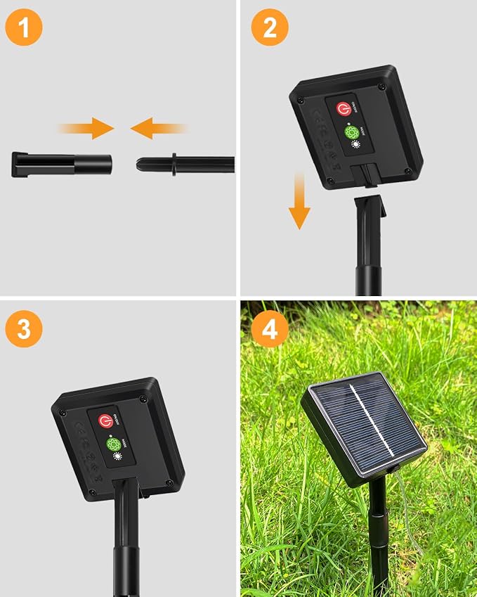 btfarm Solar Rope Lights Outdoor, 120LED 46FT Solar String Lights Outside - Image 7
