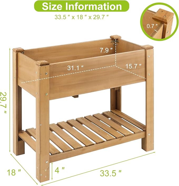 Raised Garden Bed with Legs - Image 2
