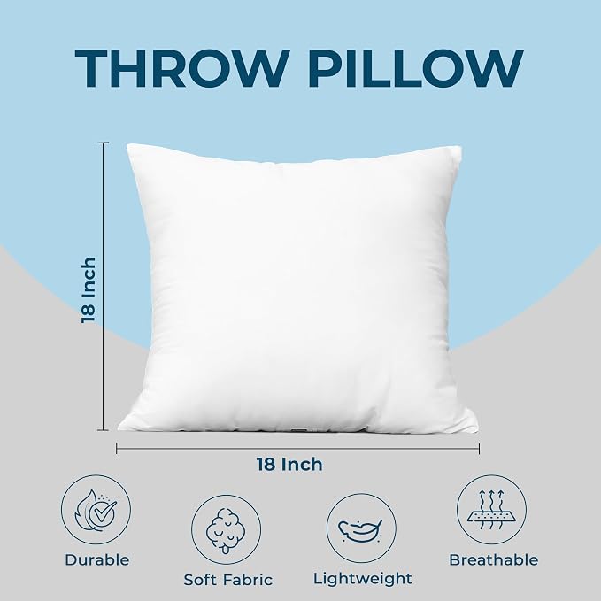 Utopia Bedding Throw Pillows, 18 x 18 Inches Pillows - Image 4