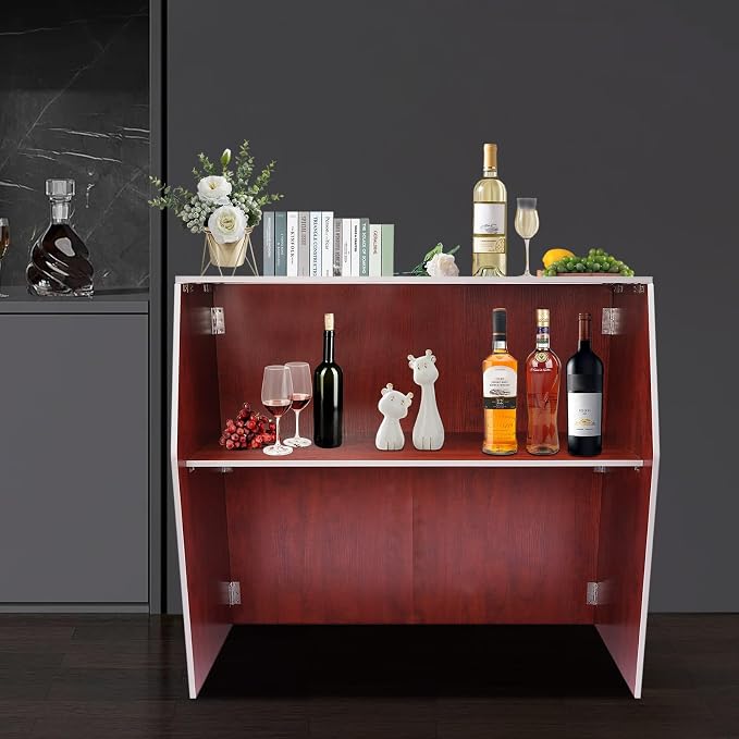 43''*48''*20'' Portable Event Bar, Folding Party Counter Mobile Drink Table - Image 2