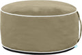 QILLOWAY Indoor/Outdoor Inflatable Stool, Round Ottoman, All Weather Foot Rest by QILLOWAY
