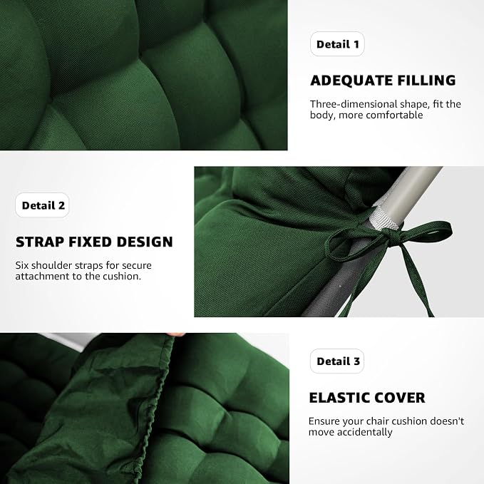 Patio Lounge Chair Cushion, Waterproof Zero Gravity Chair Cushions - Image 4