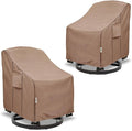Patio Chair Covers for Outdoor Furniture Waterproof 2 Pack, Heavy Duty by Hadisi