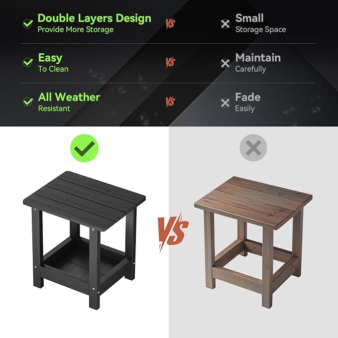 Adirondack Outdoor Side Table - Image 5